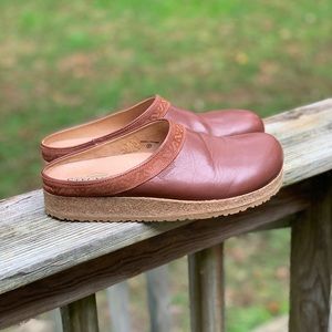Stegmann Graz Brown Leather Clogs